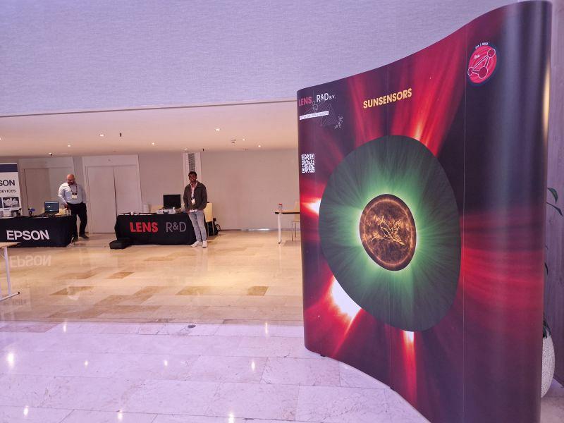 First time ever we got a 20m wide stand at a conference.